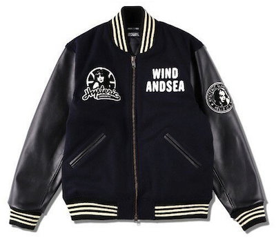 WIND AND SEA HYSTERIC GLAMOUR x WDS STADIUM JUMPER