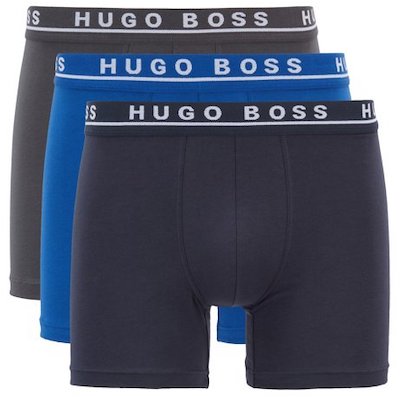 HUGO BOSS Triple pack of boxer briefs in stretch cotton