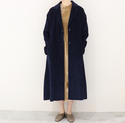 REKISAMI (レキサミ) corduroy long coat（コーデュロイ ロング コート）