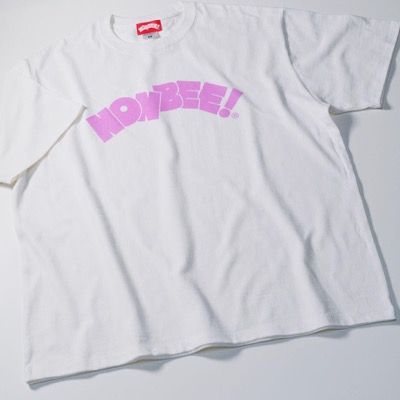NONBEE LOGO T-SHIRT white/pink