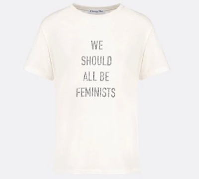 DIOR WE SHOULD ALL BE FEMINISTS Tシャツ