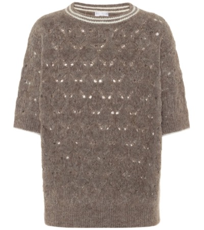 BRUNELLO CUCINELLI Mohair and wool-blend sweater