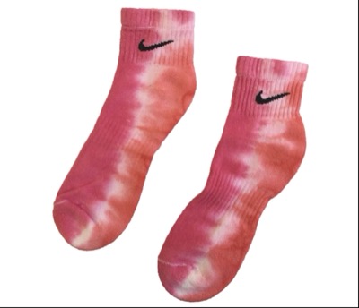 Nike　Tie-Dye Ankle Socks Magenta/Orange