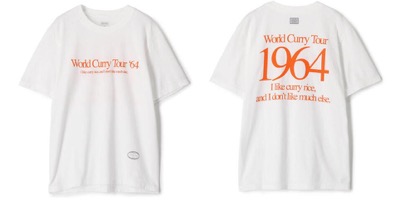 TANG TANG　World Curry Tour プリントTシャツ