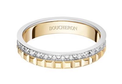BOUCHERON（ブシュロン）　quatre radiant edition キャトル ラディアント クル ド パリ ダイヤモンド リング ハーフ