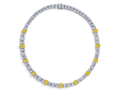 TIFFANY & Co.　Yellow Diamond Necklace