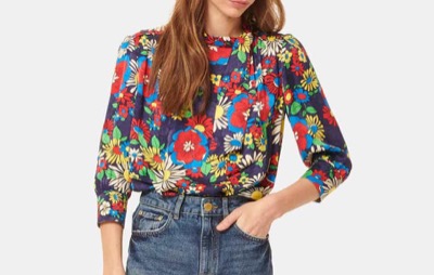 TARA JARMON　 Pop flowers blouse
