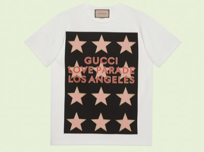 GUCCI　LOVE PARADE プリントTシャツ