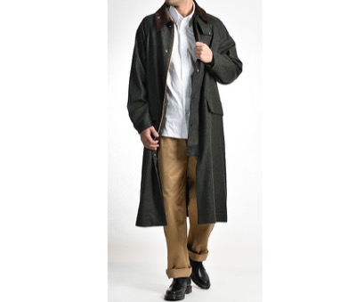 Barbour（バブアー）　OS BURGHLEY MALLALIEUS GLENCHECK COAT