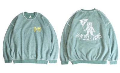 THRIFTY LOOK　U&M OTHER SIDE PRINTED SWEAT