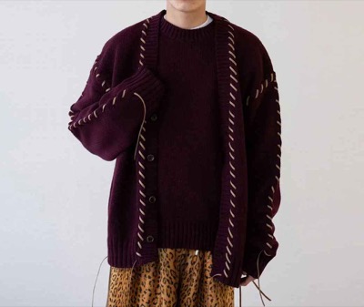 DISCOVERED　LOOPING KNITCARDIGAN
