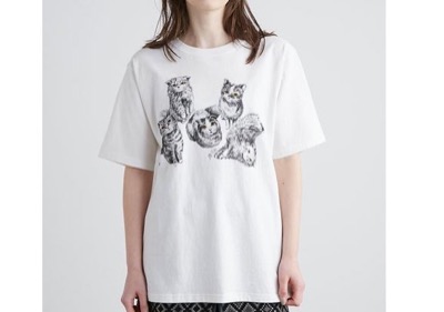 LILY BROWN　LILY CATS T-shirt