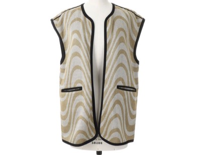 TODAYFUL　Piping Jacquard Vest