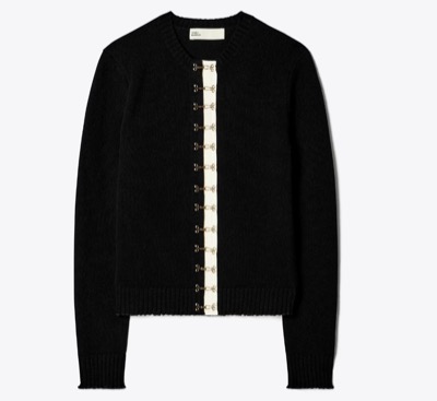 Tory Burch　HOOK-AND-EYE CASHMERE CARDIGAN