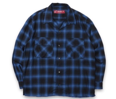 HIDE AND SEEK　OMBRE CHECK L/S SHIRT