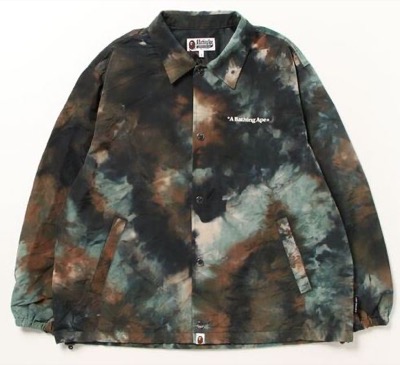 A BATHING APE　CHUSEN RELAXED FIT COACH JACKET