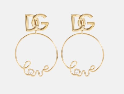 Dolce&Gabbana　Logo clip-on earrings
