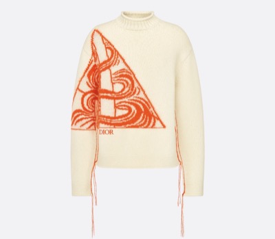 Dior　ウール & モヘヤ ブレンド ジャカード セーター