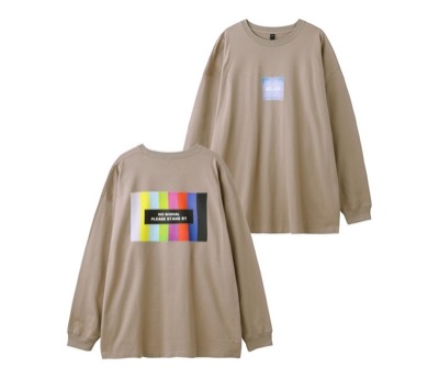 SILAS　COLOR BARS PRINT WIDE L/S TEE