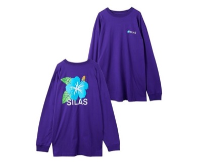 SILAS　HIBISCUS PRINT L/S TEE