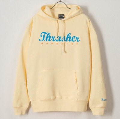 THRASHER　TH Since 1981SW スクリプトロゴフーディ
