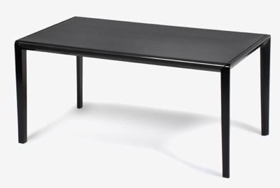 秋田木工　テーブル「KOD-CCT150」カーボン　ポリエステル塗装