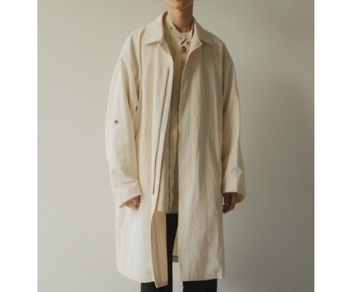 Knuth Marf　washer long soutien collar coat
