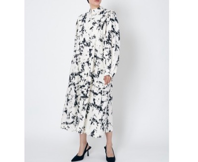 RUMCHE　Abstract Paint Dress