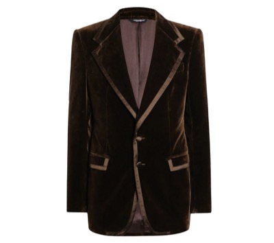 Dolce & Gabbana（ドルチェ＆ガッバーナ）　ベルベット シングルジャケット