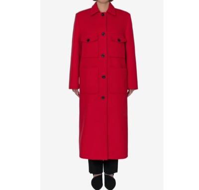 GREED International　KIWI Wool Long Coat in Red