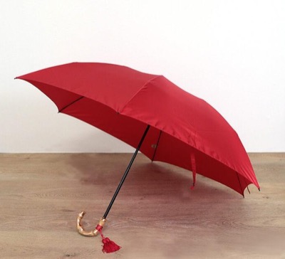 wakao　雨用三段式折りたたみ傘