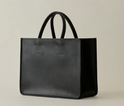 LIFESTYLIST　Leather Tote Notebook Bag