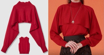 ANAYI（アナイ）　エキストラファインメリノアンサンブルニット