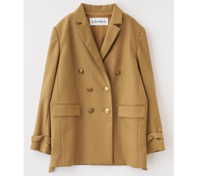 LOUNIE　ベルテッドダブルジャケット