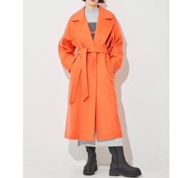 CITY TOKYO（シティトウキョウ）　ビッグカラーベルテッドコート