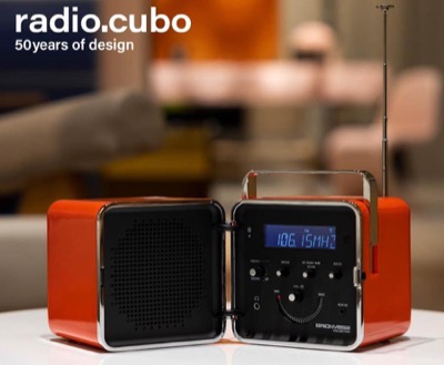 BRIONVEGA(ブリオンベガ)　radio.cubo ラジオキューボ