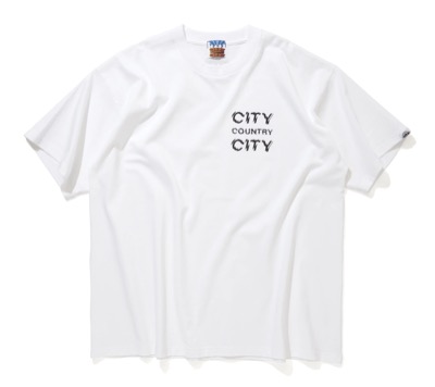CITY COUNTRY CITY　Cotton T-shirt