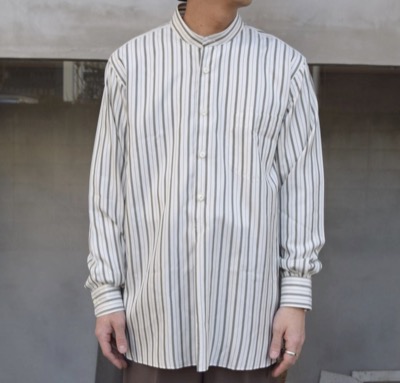 MAATEE&SONS　SILK PULLOVER SHIRTS