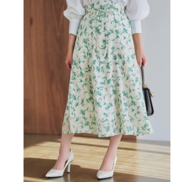 COHINA　print skirt -short & regular