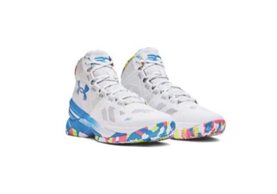 UNDER ARMOUR　Curry 2 SPLASH PARTY White/Blue/Silver
