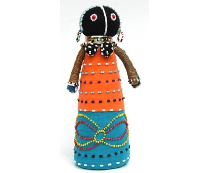 AFRIKICO(アフリキコ)　ンデベレ人形 儀式 Ndebele Ceremonial Doll 南アフリカ製