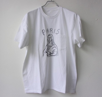 ORIGINAL Charcoal　Print T Paris