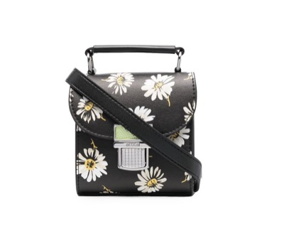 MSGM　Iconic Clic Mini Tote Bag In Black