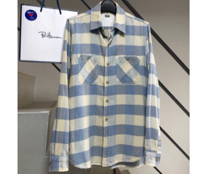 RonHerman　Indigo Check shirt