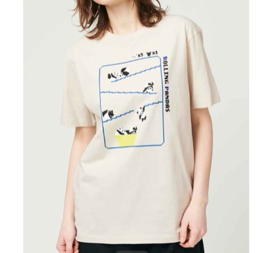 Graniph　ローリングパンダズ 8bit Tシャツ