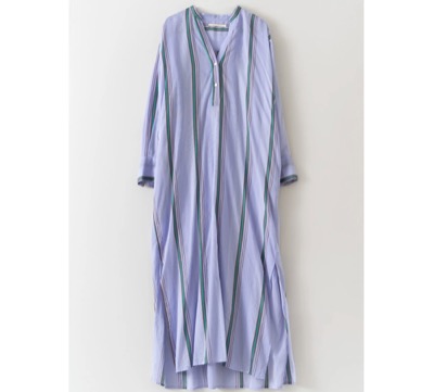 ne Quittez pas　Cotton Voile Stripe Kurta Dress