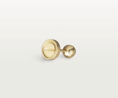 Cartier　LOVE SINGLE EARRING