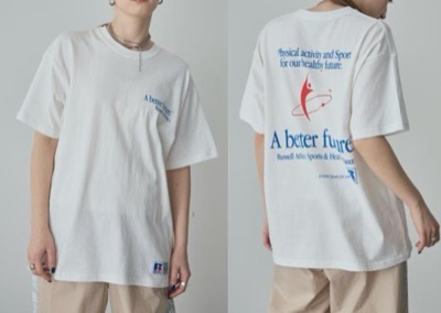 ROSE BUD　USSELL ATHLETIC×CREOLME 別注Tシャツ レディース