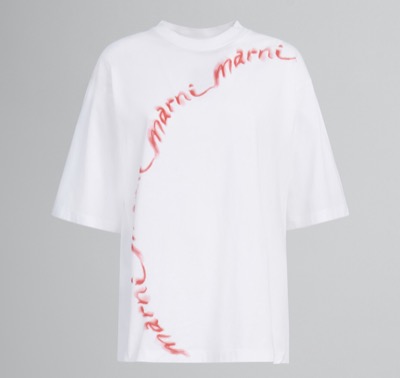 MARNI　ウェービーロゴ Tシャツ