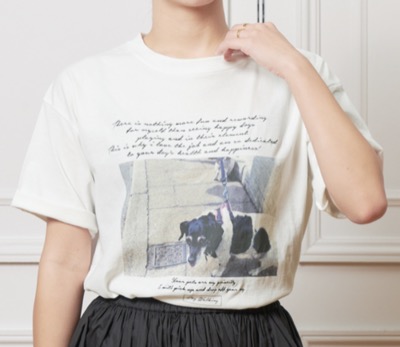 IENA LA BOUCLE（イエナラブークル）　LA BOUCLE IENA LA BOUCLE LONDON DOG Tシャツ